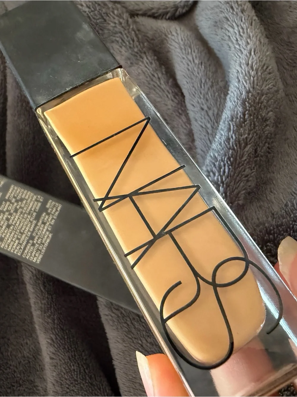 NARS Foundation Box in Black with White Text